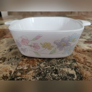 CorningWare Corning Ware Pastel Bouquet  700mL Petite Pan Casserole Dish P43B